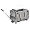 LUGGAGE STROLLER WITH FLAP (GREY) 58x34x38cm -Dog Supplies Sale Store 101139