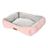 SWEET HOME PET BED PINK/GREY (47x39x12cm) 1 SWEET HOME PET BED PINK/GREY (47x39x12cm) -Dog Supplies Sale Store 101203