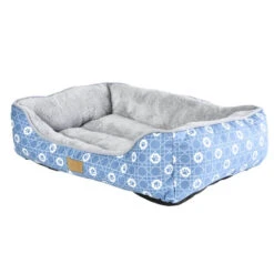 PAW PRINTED PET BED (EXTRA SMALL) (47x37x15cm)