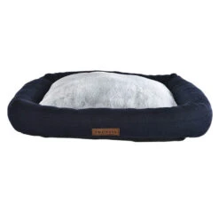 RECTANGLE BED (NAVY) 48x42x7cm