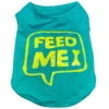 SWEAT SHIRT - FEED ME (GREEN) (LARGE) -Dog Supplies Sale Store 101448