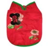 SWEAT SHIRT - FLOWER (RED) (LARGE) -Dog Supplies Sale Store 101454