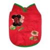 SWEAT SHIRT - FLOWER (RED) (MEDIUM) -Dog Supplies Sale Store 101455