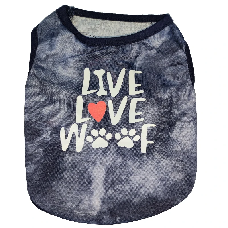 SWEAT SHIRT - LIVE LOVE WOOF (BLACK) (LARGE) 3 SWEAT SHIRT - LIVE LOVE WOOF (BLACK) (LARGE)