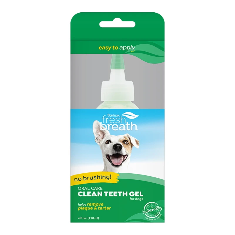 Tropiclean CLEAN TEETH GEL DOG 4oz (118ml) 3 Tropiclean CLEAN TEETH GEL DOG 4oz (118ml)