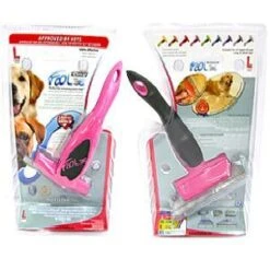 DESHEDDING TOOL (DOG-40kg) (PINK) (LARGE) EDGE 10cm