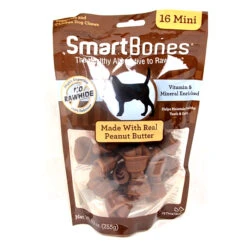 SMARTBONES PEANUT BUTTER MINI 16pcs