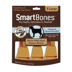 SMARTBONES PEANUT BUTTER LARGE 3 PIECES
