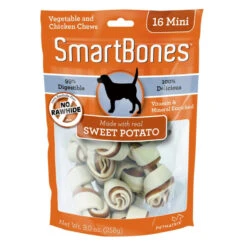 SMARTBONES SWEET POTATO MINI 16pcs
