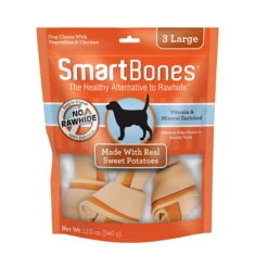 SMARTBONES SWEET POTATO LARGE 3 PIECES