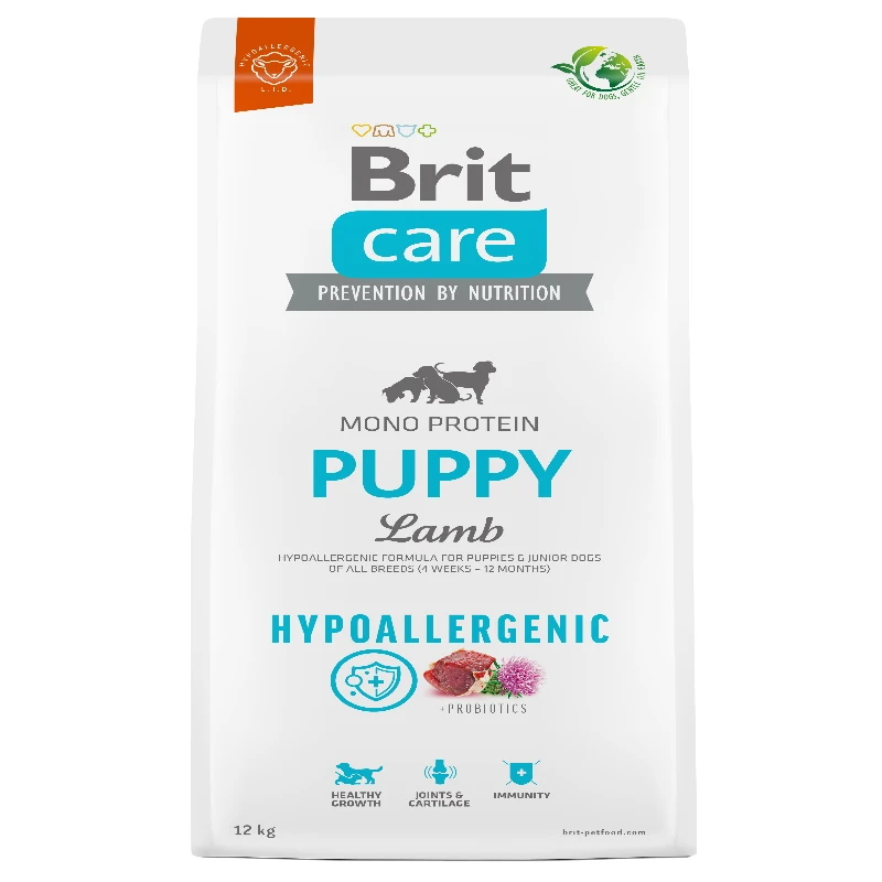 BRIT CARE PUPPY LAMB & RICE 12kg 3 BRIT CARE PUPPY LAMB & RICE 12kg