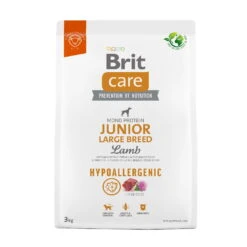 BRIT CARE JUNIOR LARGE BREED LAMB & RICE 3kg