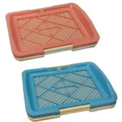 DOG TOILET WITH MESH PLATE (ASSORTED)