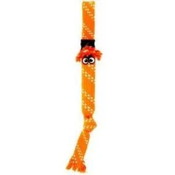 ROGZ SCRUBZ ROPE TUG TOY (ORANGE) (LARGE)