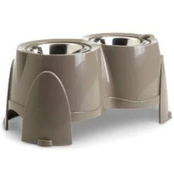 Savic ERGO FEEDER WITH 2 BOWL (WILD GRAY)