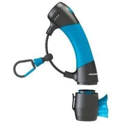 IM GISMO-HANDLE WITH POOP BAG DISPENSER (ELECTRIC BLUE)