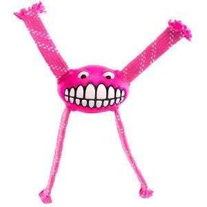ROGZ FLOSSY GRINZ ORALCARE TOY (PINK) (MEDIUM) (21cm) 3 ROGZ FLOSSY GRINZ ORALCARE TOY (PINK) (MEDIUM) (21cm)