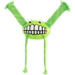 ROGZ FLOSSY GRINZ ORALCARE TOY (LIME) (MEDIUM)