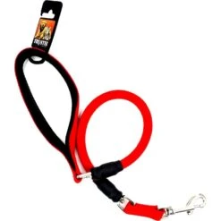 DOG ELASTIC LEASH - ROPE (RED)