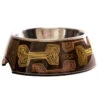 ROGZ BUBBLE BOWLZ - MOCHA BONE (LARGE) -Dog Supplies Sale Store 83824