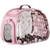 VALENTINE TRANSPARENT CARRIER (PINK) -Dog Supplies Sale Store 92503