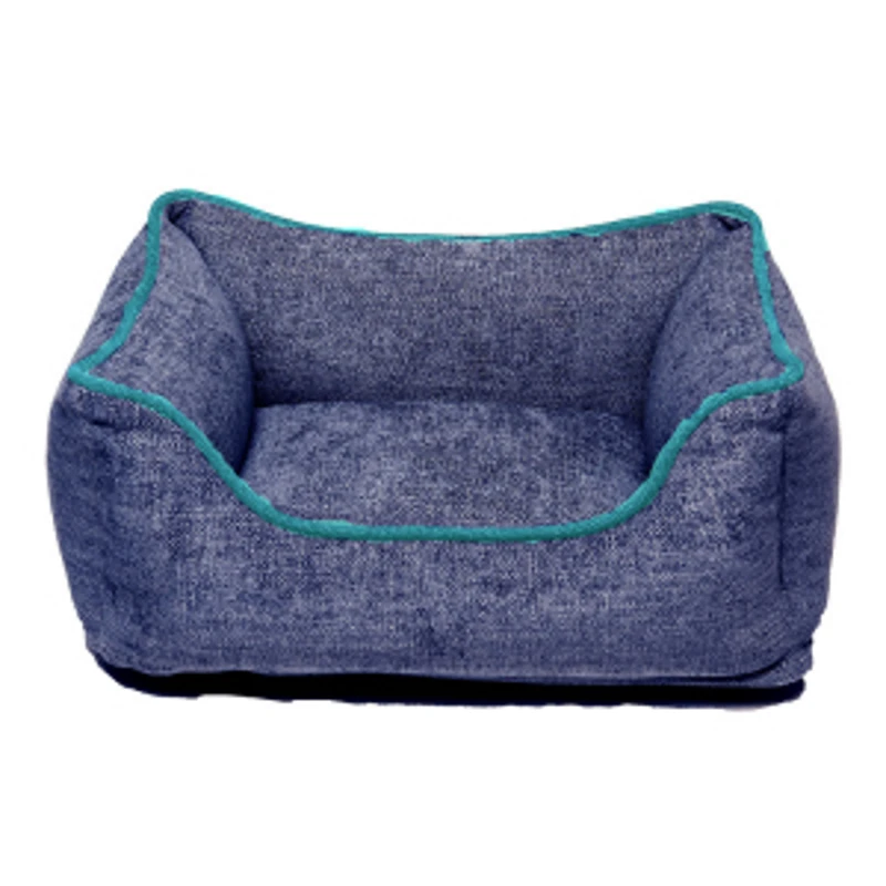 CHENILLE LOUNGER (BLUE / GREEN TRIM) (SMALL) 3 CHENILLE LOUNGER (BLUE / GREEN TRIM) (SMALL)