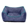CHENILLE LOUNGER (BLUE / GREEN TRIM) (LARGE) -Dog Supplies Sale Store 92610