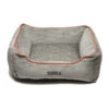 KONG LOUNGER BED (LIGHT GREY / ORANGE PIPING) (EXTRA-LARGE) -Dog Supplies Sale Store 92636