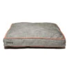 KONG RECTANGLE BED (LIGHT GREY / ORANGE PIPING) (LARGE) -Dog Supplies Sale Store 92642