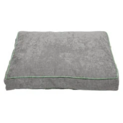 CHENILLE RECTANGLE (GREY / GREEN) (DOUBLE EXTRA-LARGE)
