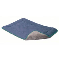 CHENILLE SLEEPER CUSHION (BLUE / GREEN) (EXTRA-SMALL)