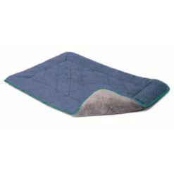 CHENILLE SLEEPER CUSHION (BLUE / GREEN) (MEDIUM)