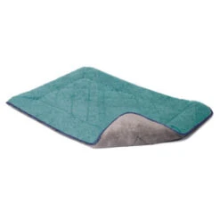 CHENILLE SLEEPER CUSHION (GREEN / BLUE) (LARGE)