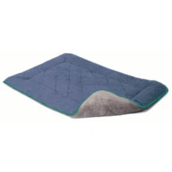 CHENILLE SLEEPER CUSHION (BLUE / GREEN) (EXTRA-LARGE)
