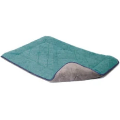 CHENILLE SLEEPER CUSHION (GREEN / BLUE) (EXTRA-LARGE)