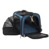 EXPANDABLE SOFT CARRIER (BLUE/BLACK) (MEDIUM) (46x28x28cm) -Dog Supplies Sale Store 93829