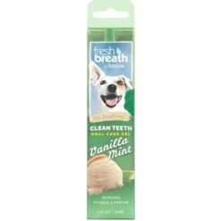 Tropiclean CLEAN TEETH GEL DOG VANILLA MINT 2oz