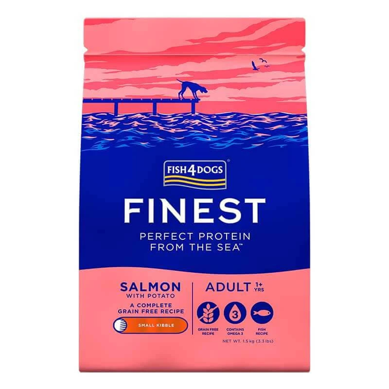 FINEST SALMON COMPLETE (SMALL BITE) 1.5kg 3 FINEST SALMON COMPLETE (SMALL BITE) 1.5kg