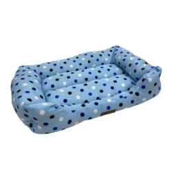 POLYESTER BED - POKKA DOT (BLUE)