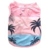 SWEAT SHIRT-PALM TREES (PINK/BLUE) (LARGE) -Dog Supplies Sale Store 97096