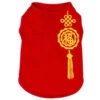 SWEAT SHIRT-FORTUNE KNOT (RED) (LARGE) -Dog Supplies Sale Store 97132