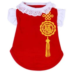 SWEAT SHIRT-FORTUNE KNOT WITH SLEEVE (RED) (LARGE)