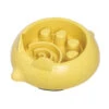 BAMBOO SLOW FEEDER (YELLOW) (350ml) -Dog Supplies Sale Store 97165