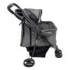 3 WHEEL STROLLER WITH CARRIER (GREY) -Dog Supplies Sale Store 97358