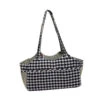 TOTE CARRIER-CHEQUERED (BLUE/WHITE) 1 TOTE CARRIER-CHEQUERED (BLUE/WHITE) -Dog Supplies Sale Store 97844