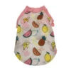 T-SHIRT-MIXED FRUITS (PINK) (LARGE) -Dog Supplies Sale Store 98322