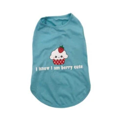 T-SHIRT-CUPCAKE I AM BERRY CUTE (GREEN) (LARGE)