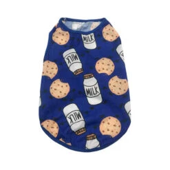 SWEAT SHIRT-MILK & COOKIES (BLUE) (LARGE)
