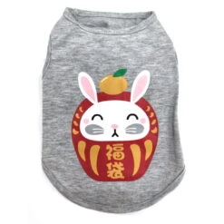 SWEAT SHIRT-RABBIT FORTUNE BAG (GREY) (LARGE)