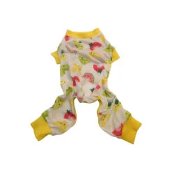 PYJAMAS-FRUIT SLICES (WHITE) (MEDIUM)